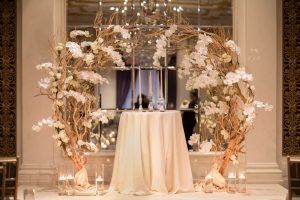 Floral Archway / Hannah & Mark / The St. Regis New York / Shira Weinberger Photography