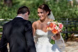 Kate & Alex - Juliet Rose Coral Peony Mini Calla Spray Rose Bouquet - Battery Gardens - by Susan Shek Photography - 0254