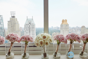 Leah & Michael - Princess Miyuki Garden Rose Bouquet Esther Rose Bridesmaid Bouquet - Le Parker Meridien - by Whyman Studios (7)