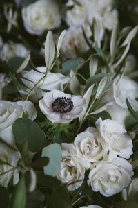 Christina & Derek Wedding - Anemone Rose Spray Rose Parvifolia Euc Detail - The Foundry LIC - Kevin Markland Photography -0007__40B1952