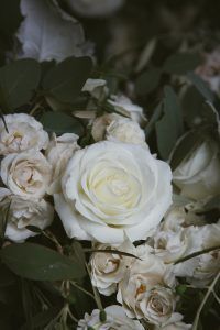 Christina & Derek Wedding - Rose Spray Rose Parvifolia Euc Detail - The Foundry LIC - Kevin Markland Photography - 0006__40B1950