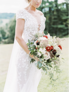 Kate & Chase Wedding - Bridal Bouquet - Mansion at Natirar - by Sally Pinera -2